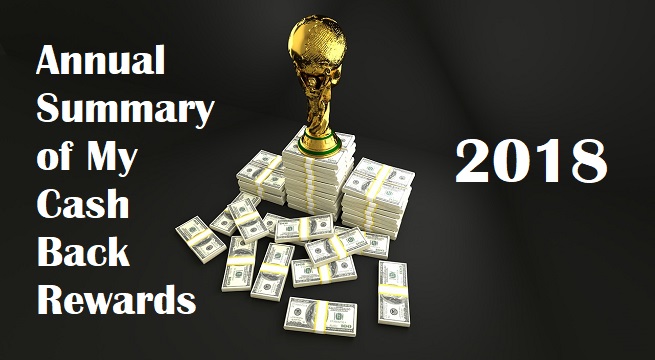 cash back rewards summary 2018